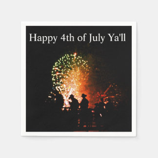 Servilleta De Papel Cowboy 4th of July Paper Napkins