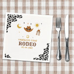 Servilleta De Papel Cowboy Birthday Boy<br><div class="desc">Lindo diseño de Invitacion de Cumpleaños de Niño con Tematica Rodeo Vaquero! Personalice esta invitación de cumpleaños de construccion añadiendo sus propios detalles de evento. Haga del Primer cumpleños de su hijo algo muy especial!!. No lo piense y adquierala ya.</div>