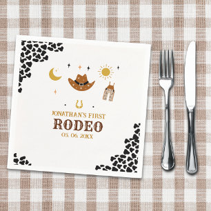 Servilleta De Papel Cowboy Birthday Boy