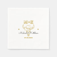 Cowboy Bull Skull Bohemian Country Wedding