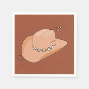 Servilleta De Papel Cowboy Gorra Rust Terracotta