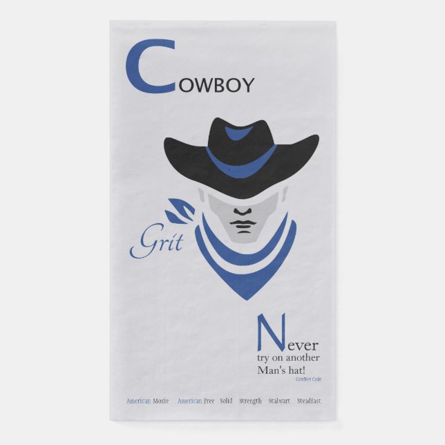 Servilleta De Papel Cowboy Grit (Anverso)