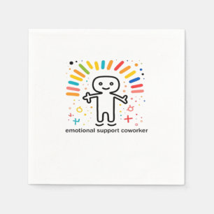 Servilleta De Papel Coworker Viral de Ayuda Emocional