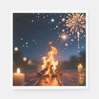 Servilleta De Papel Cozy Bonfire Party Napkins 🔥
