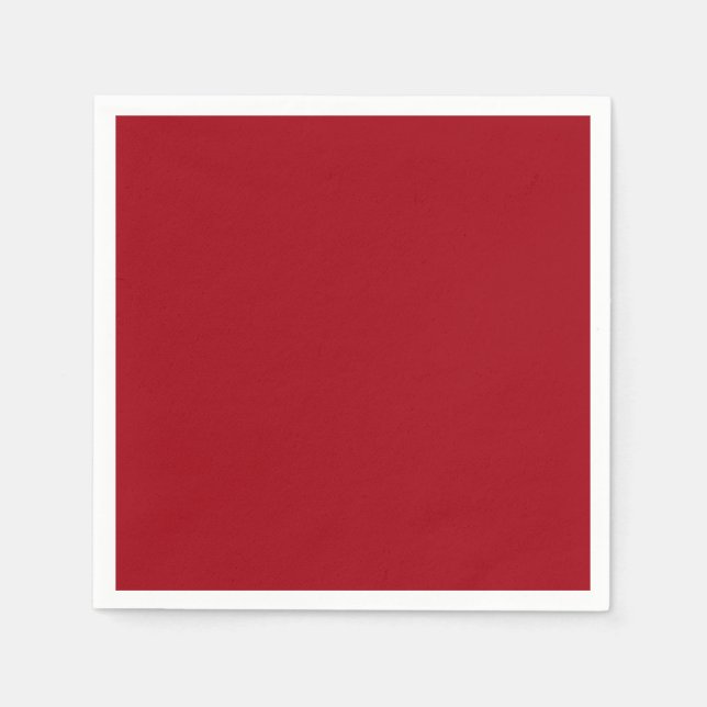 Servilleta De Papel Cranberry Red Standard Coctail Paper Napkin (Anverso)