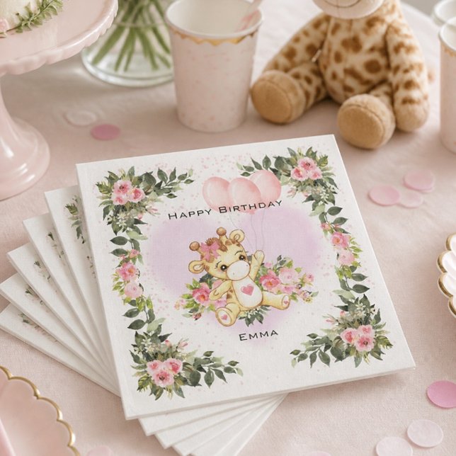 Servilleta De Papel Cranear bebé | Cumpleaños personalizado (Subido por el creador)