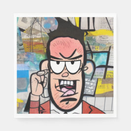 Servilleta De Papel Cranky Man
