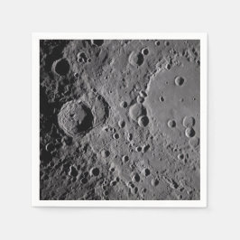 Servilleta De Papel Cráteres lunares Artemis II