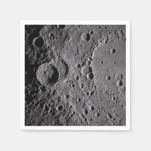 Servilleta De Papel Cráteres lunares Artemis II