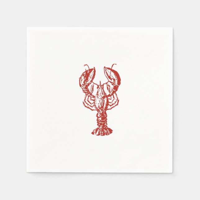 Servilleta De Papel Crawfish Hervir (Anverso)