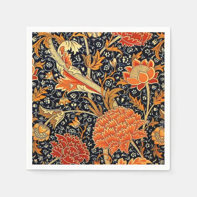 Servilleta De Papel Cray de William Morris (Anverso)