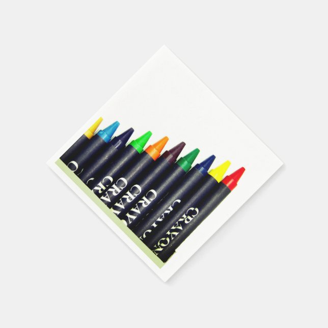Servilleta De Papel Crayones (Borde)