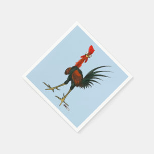 Servilleta De Papel Crazy Rooster