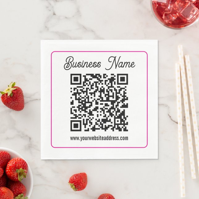 Servilleta De Papel Crea instantáneamente un código QR escaneable para (In situ)