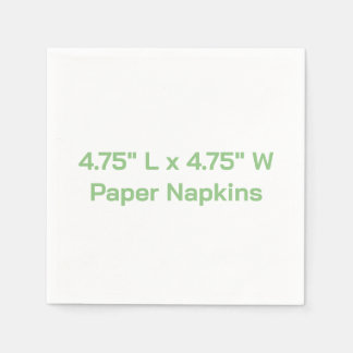 Servilleta De Papel Crea tú mismo 4,75" L x 4,75" W