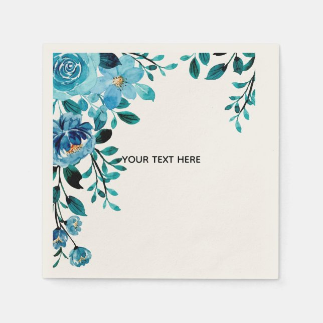 Servilleta De Papel Crea Tu Propia Floral (Anverso)