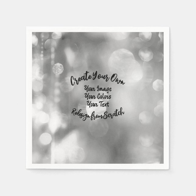 Servilleta De Papel Crea tu propio color/diseño personalizado (Anverso)