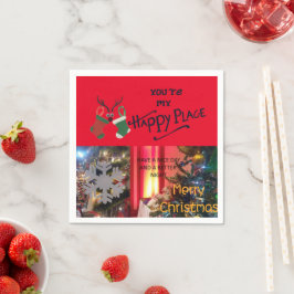 Servilleta De Papel Crea tu propio lugar feliz