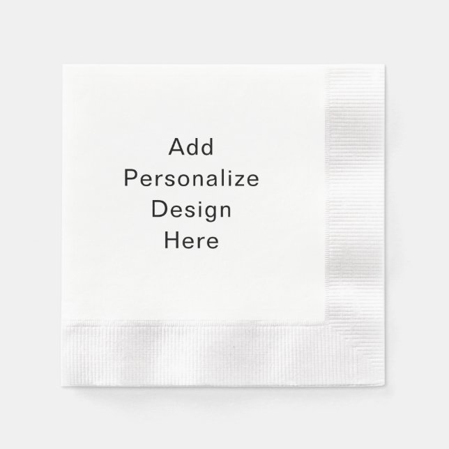 Servilleta De Papel crea tu propio personalizado (Anverso)