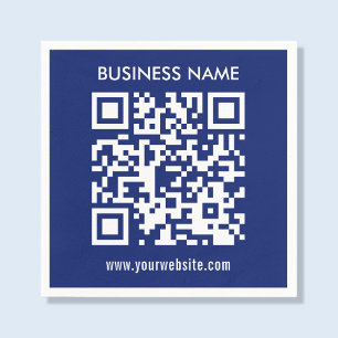 Servilleta De Papel Crea un código QR al instante Diseño simple modern