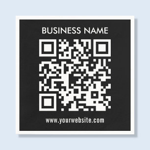 Servilleta De Papel Crea un código QR al instante Diseño simple modern