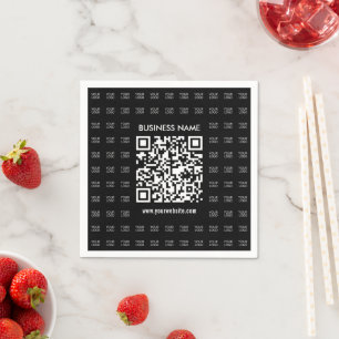 Servilleta De Papel Crear instantáneamente código QR escaneable y patr