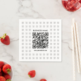 Servilleta De Papel Crear instantáneamente código QR escaneado y patró