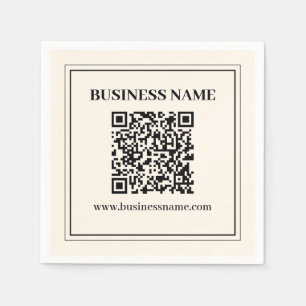 Servilleta De Papel Crear instantáneamente un código QR escaneado para