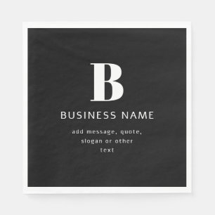 Servilleta De Papel Crear nombre comercial, monograma y texto adiciona