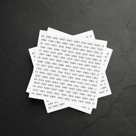 Servilleta De Papel Crear su propio modelo de logotipo Personalizado F