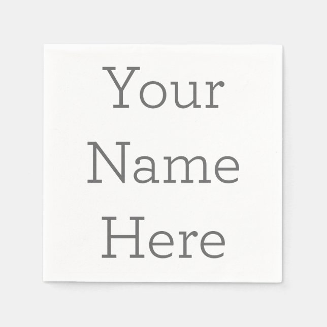 Servilletas de papel, Cóctel estándar (Anverso)