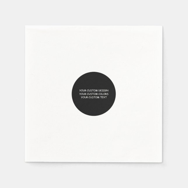 Servilleta De Papel Crear su propio personal (Anverso)