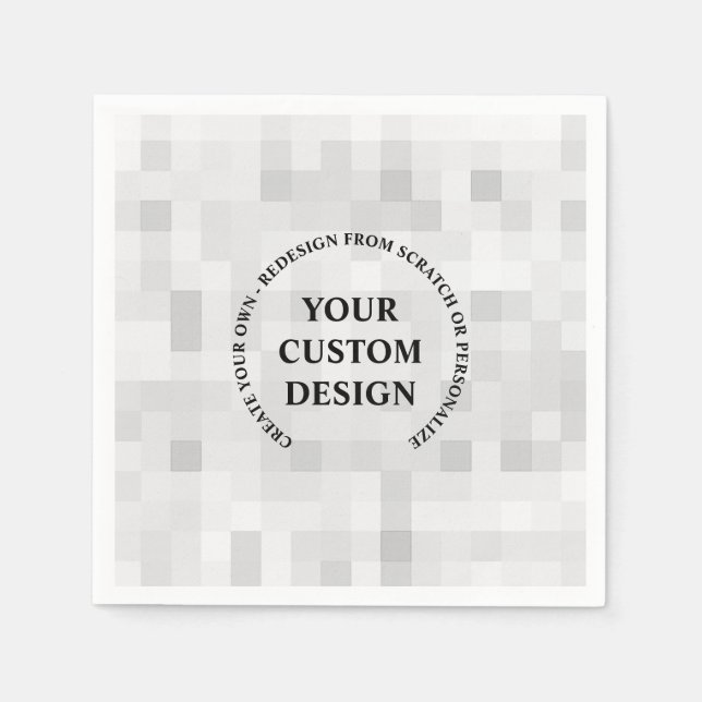 Servilleta De Papel Crear su propio Personalizado completo (Anverso)