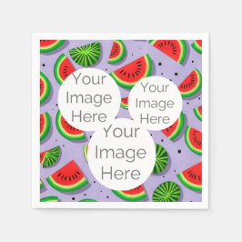 Servilleta De Papel crear su propio texto de foto de papel sandía