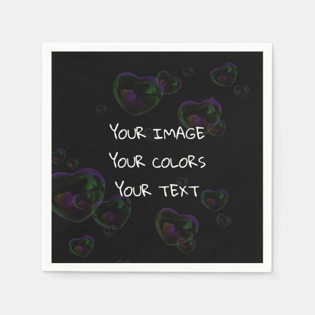 Servilleta De Papel Crear un Personalizado (Anverso)