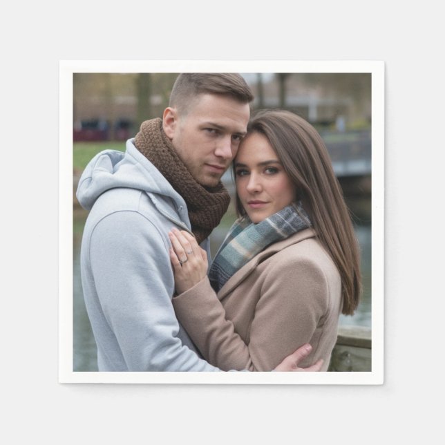 Servilleta De Papel Crear una imagen de pareja perfecta (Anverso)