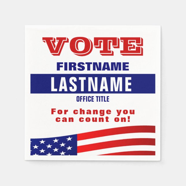 Servilleta De Papel Crear una política Personalizado (Anverso)