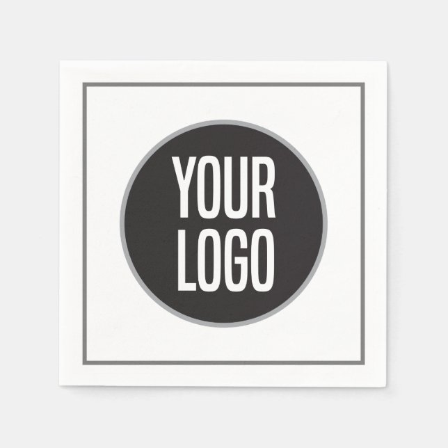Servilleta De Papel Create Business Logo Paper Cocktail Napkin (Anverso)
