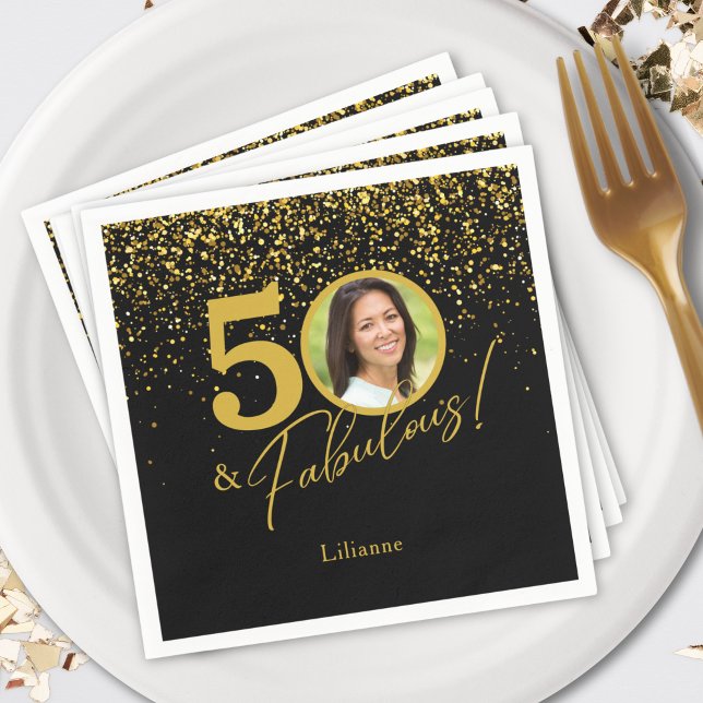 Servilleta De Papel Create Your Own Fabulous Birthday Photo  (Subido por el creador)