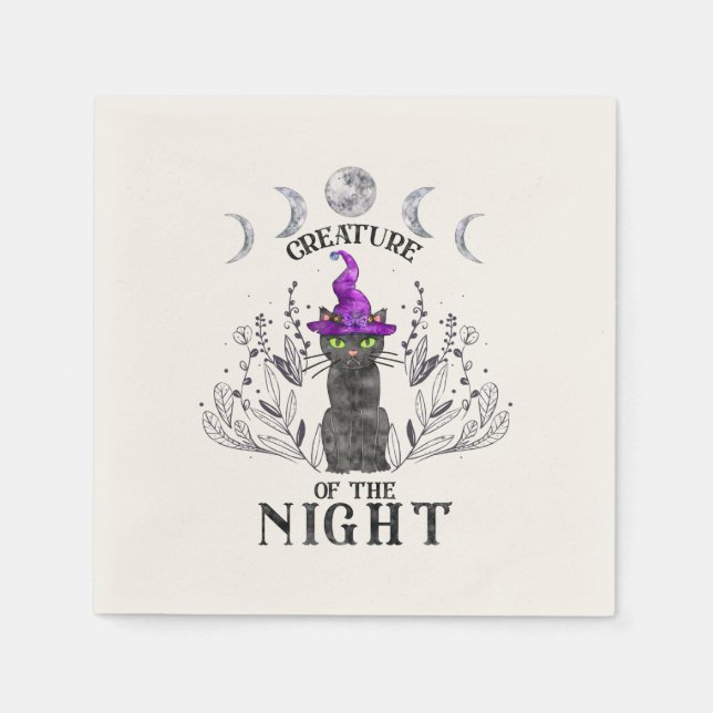Servilleta De Papel Creatura de la noche (Anverso)