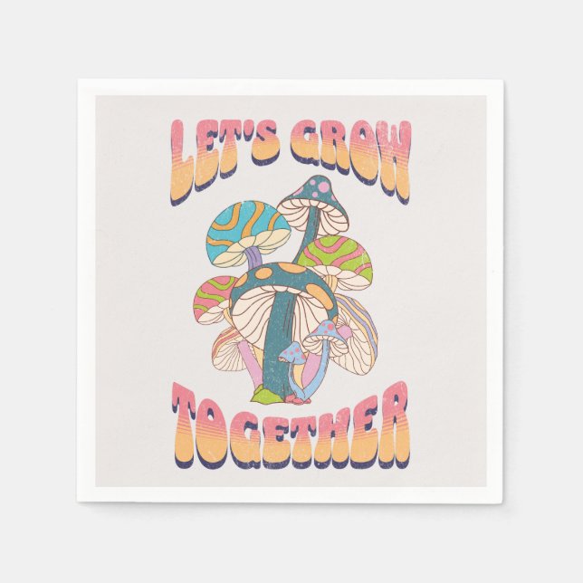 Servilleta De Papel Crecemos juntos (Anverso)