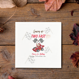 Servilleta De Papel Crecer dos veloces cumpleaños