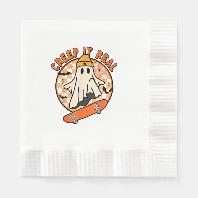 Servilleta De Papel Creep It Real Halloween (Anverso)