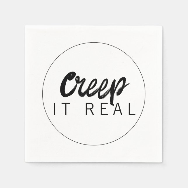 Servilleta De Papel Creep It Real Halloween Party (Anverso)