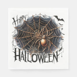 Servilleta De Papel Creepe Spider Web Halloween Paper Napkin