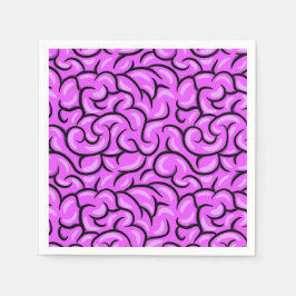 Servilleta De Papel Creepy Brain