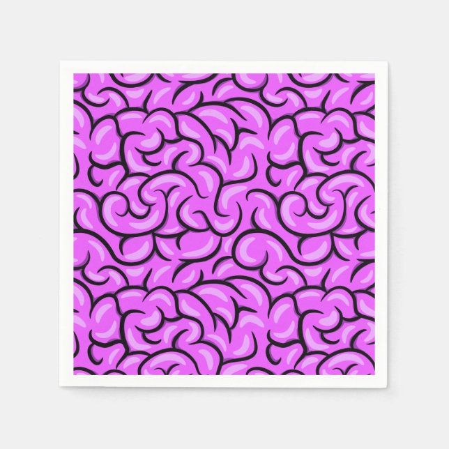 Servilleta De Papel Creepy Brain (Anverso)