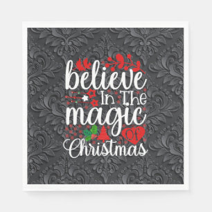 Servilleta De Papel Creer en la magia de los Navidades-84604
