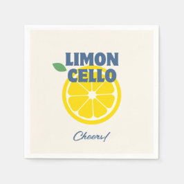 Servilleta De Papel Crema casera Amor Limoncello Liquor