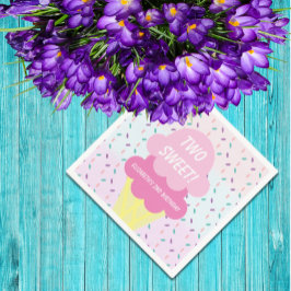 Servilleta De Papel Crema de hielo 2º cumpleaños